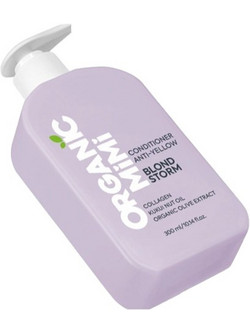 Organic Mimi Anti-Yellow Blond Storm Conditioner για Προστασία Χρώματος & Επανόρθωση για Βαμμένα Mαλλιά 300ml