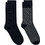 Gant Ανδρικές Κάλτσες Ψηλές Navy Μπλε Ανθρακί 2Pack 3G9960260-090