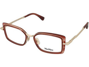 Max Mara MM5186 071 Γυναικείος Σκελετός Γυαλιών Οράσεως Μεταλλικός Χρυσός Καφέ