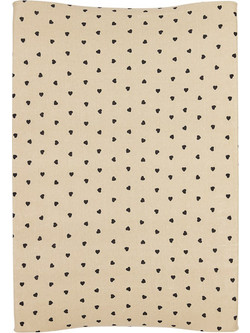 Meyco Baby Sweet Heart Κάλυμμα Αλλαξιέρας Μωρού 70x50cm Μπεζ