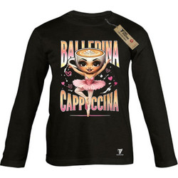 Takeposition Ballerina Cappuccina Παιδικό T-Shirt Μακρυμάνικο Μαύρο 814-1437
