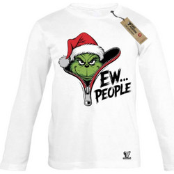 Takeposition Ew People Παιδικό T-Shirt Μακρυμάνικο Λευκό 814-3046
