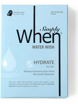Simply When Water Wish Hydrate Sheet Μάσκα Προσώπου για Ενυδάτωση με Αλόη 23ml