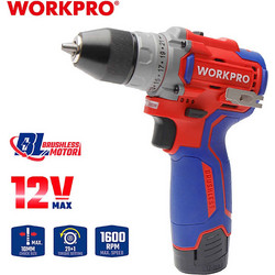 WORKPRO WP460201 Δραπανοκατσάβιδο Μπαταρίας 12V 2x2Ah