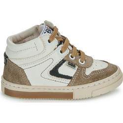 GBB Παιδικά Sneakers Μποτάκια Λευκά Καφέ AK657-15