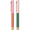 Colour Block Red Orange & Emerald Στυλό Διαρκείας Μαύρο 2τμχ DCBS-1012