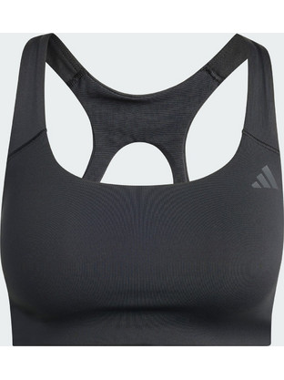 Adidas Optime Workout Αθλητικό Μπουστάκι με Μέτρια Στήριξη & Αφαιρούμενη Ενίσχυση Μαύρο KD6686