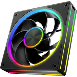 Modecom Volcano Loop 120 Reverse Case Fan 120mm ARGB με Σύνδεση 3-Pin 4-Pin PWM Black