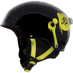 K2 Entity Led Παιδικό Κράνος Σκι & Snowboard Μαύρο Κίτρινο