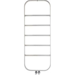 Thermo Spark Inox Brushed Πετσετοκρεμάστρα Μπάνιου Καλοριφέρ 1200x450mm 223kcal/h Ασημί