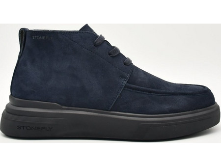 Stonefly Phoenix 3 Ανδρικά Μποτάκια Suede Navy Μπλε 221594-1D8