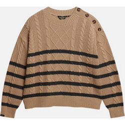 Superdry Cable Γυναικεία Πλεκτή Μπλούζα Ταμπά W6110648A