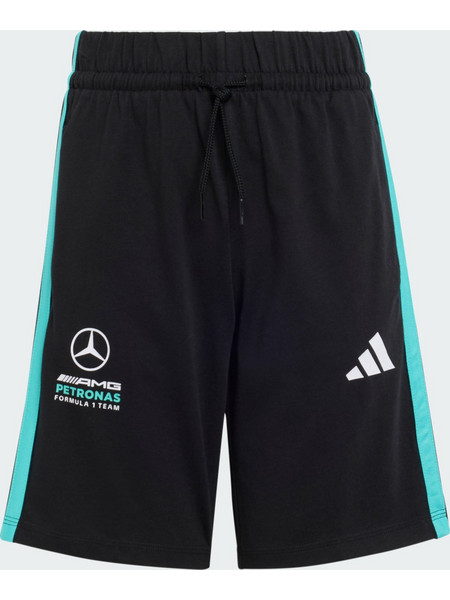 Adidas MercedesAmg Αθλητική Παιδική Βερμούδα Μαύρη Τιρκουάζ KE5920