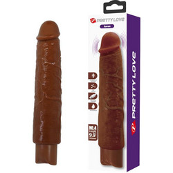 Pretty Love Soren Vibrator Ρεαλιστικός Δονητής 25.2cm Καφέ