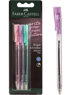 Faber-Castell SemiGel Σετ Στυλό Gel Πολύχρωμο 3τμχ