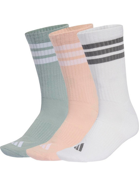Adidas Ανδρικές Κάλτσες Ψηλές Βεραμάν Ροζ Λευκές 3Pack KF4552
