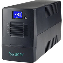 Spacer SPUP-1500D-LIT01 UPS Line Interactive 1.5kVA 900W με 4 Πρίζες Schuko