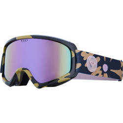 Roxy Moonride ERJTG03244-TMG0 Μάσκα Σκι & Snowboard Ενηλίκων Κίτρινο Μαύρο με Φακό Καθρέπτη Μωβ
