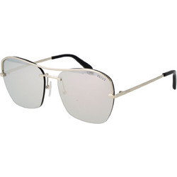 Emilio Pucci EP0225 16C Γυναικεία Γυαλιά Ηλίου Aviator Μεταλλικά Ασημί με Aσημί Φακό