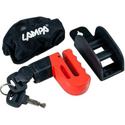 Lampa 6539.1 Κλειδαριά Δισκόφρενου Μηχανής 6mm Κόκκινη