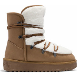 D.Franklin Nordic Γυναικεία Μποτάκια Χιονιού Πλατφόρμα Suede Ταμπά με Γούνα DFSH370022