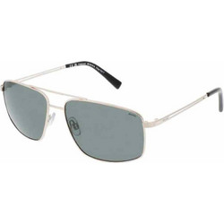 Invu INIB12416 A Ανδρικά Γυαλιά Ηλίου Aviator Μεταλλικά Ασημί με Μαύρο Φακό