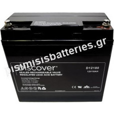Discover D12180 Μπαταρία Vrla 12V 18Ah