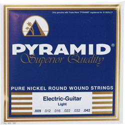 Pyramid Σετ 6 Χορδές Ηλεκτρικής Κιθάρας Pure Nickel 9-42" Medium Tension