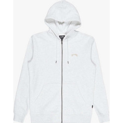Billabong Ανδρική Ζακέτα Fleece με Κουκούλα και Φερμουάρ Λευκή EBYFT00148