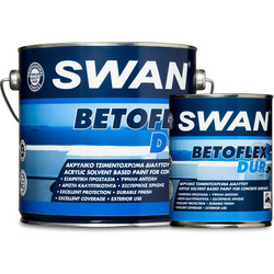 Swan Betoflex Dur Τσιμεντόχρωμα Λευκό 2.5lt