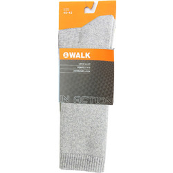 Walk Βαμβακερές Ανδρικές Κάλτσες Ψηλές Γκρι W120-14