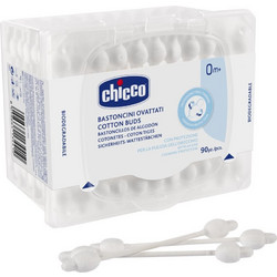 Chicco Βρεφικές Μπατονέτες Ασφαλείας Βαμβακερές 90τμχ