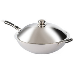 Hendi Wok Ανοξείδωτο με Καπάκι 36cm 239773