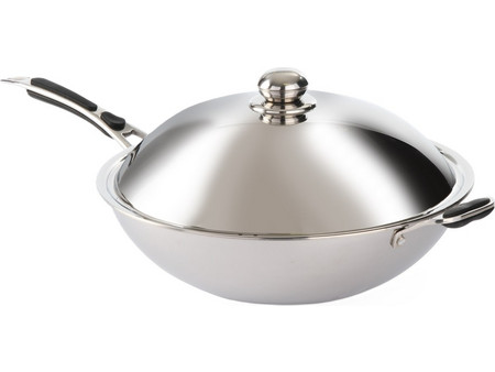 Hendi Wok Ανοξείδωτο με Καπάκι 36cm 239773