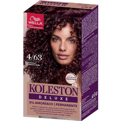 Wella Koleston Deluxe 4/63 Καστανό Κόκκινο Χρυσό Μόνιμη Βαφή Μαλλιών Xωρίς Αμμωνία 110ml