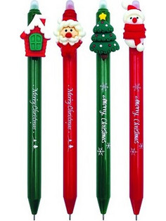Lebez Christmas Στυλό Gel που Σβήνει Διάφορα Σχέδια