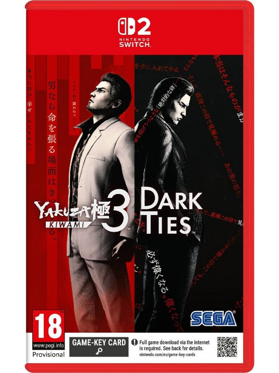 Yakuza Kiwami 3 & Dark Ties Key Nintendo Switch 2