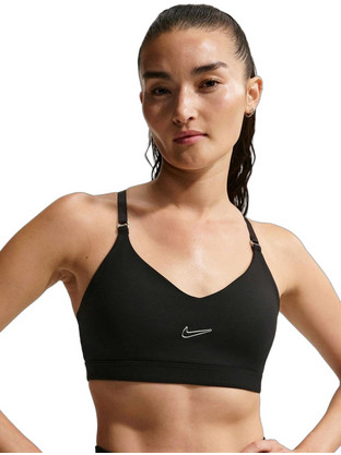 Nike Αθλητικό Μπουστάκι με Μέτρια Στήριξη Μαύρο IO1287-010
