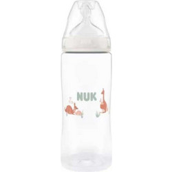 Nuk First Choice+ Πλαστικό Μπιμπερό με Θηλή Σιλικόνης κατά των Κολικών 6+ Μηνών Kangaroo Mint Green 360ml