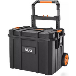 AEG QUICKSTACK HEAVY DUTY Βαλίτσα Εργαλείων Πολυπροπυλενίου Τροχήλατη Μ56.2xΠ37.4xΥ41.2cm