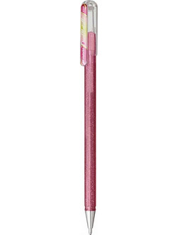 Pentel Dual Metallic Green - Gold Στυλό Gel 1mm με Glitter
