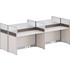 HomeMarkt NEWLINE Επαγγελματικό Γραφείο Ξύλινο 249x123x110cm HM18288