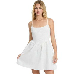 Billabong True Love Mini Καλοκαιρινό Καθημερινό Φόρεμα Λινό Λευκό 24B131610-SCS1
