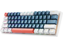 Machenike K500-B61 Gaming Πληκτρολόγιο 60% με Custom Blue Διακόπτες RGB Blue White