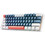 Machenike K500-B61 Gaming Πληκτρολόγιο 60% με Custom Blue Διακόπτες RGB Blue White