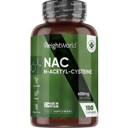 WeightWorld NAC 600mg 180 Κάψουλες