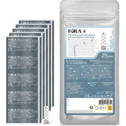 Fora 6 BG Hematocrit Hemoglobin Test Strips 25μχ