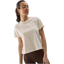 4F Γυναικείο Αθλητικό T-Shirt Εκρού 4FWSS4TTSHF1354-12S