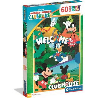 Παιδικό Puzzle Clementoni Maxi Super Color Mickey Mouse Clubhouse 60 Κομμάτια