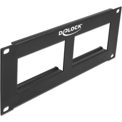 DeLOCK 81379 Patch Panel Keystone Rack 2U 10" Unshielded